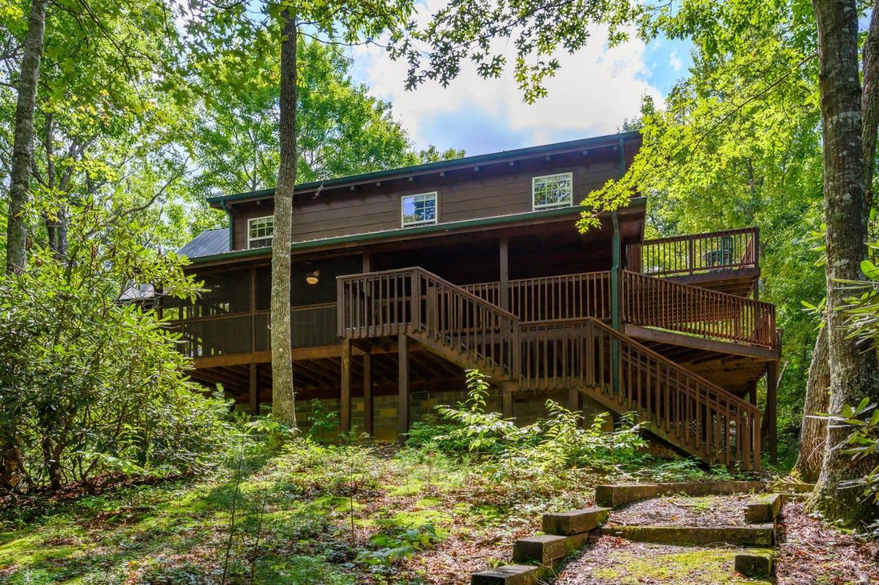 Gypsy Road - Privacy! Log Cabin With Hot Tub, Wifi, Directv And Arcade 塞维尔维尔 外观 照片